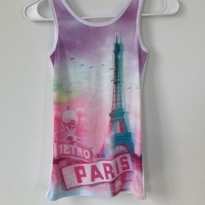 Colorful Paris Tank Top